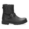 Winterstiefelette PANAMA JACK "Faust", Herren, Gr. 40, schwarz, Nappaleder, klassisch, Schuhe, mit Logoprägung an der Ferse
