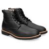 Winterboots PANAMA JACK, Herren, Gr. 47, schwarz, Nappaleder, casual, Schuhe, Winterstiefelette, Schnürboots, Outdoorschuh mit Kontrast-Rahmennaht