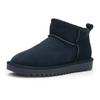 Winterboots ARA "ALASKA", Damen, Gr. 40, blau (dunkelblau), Veloursleder, Lammfell, unifarben, sportlich, Schuhe, Schlupfboots, Snowboots, Winterboots in Bequemweite H = sehr weit