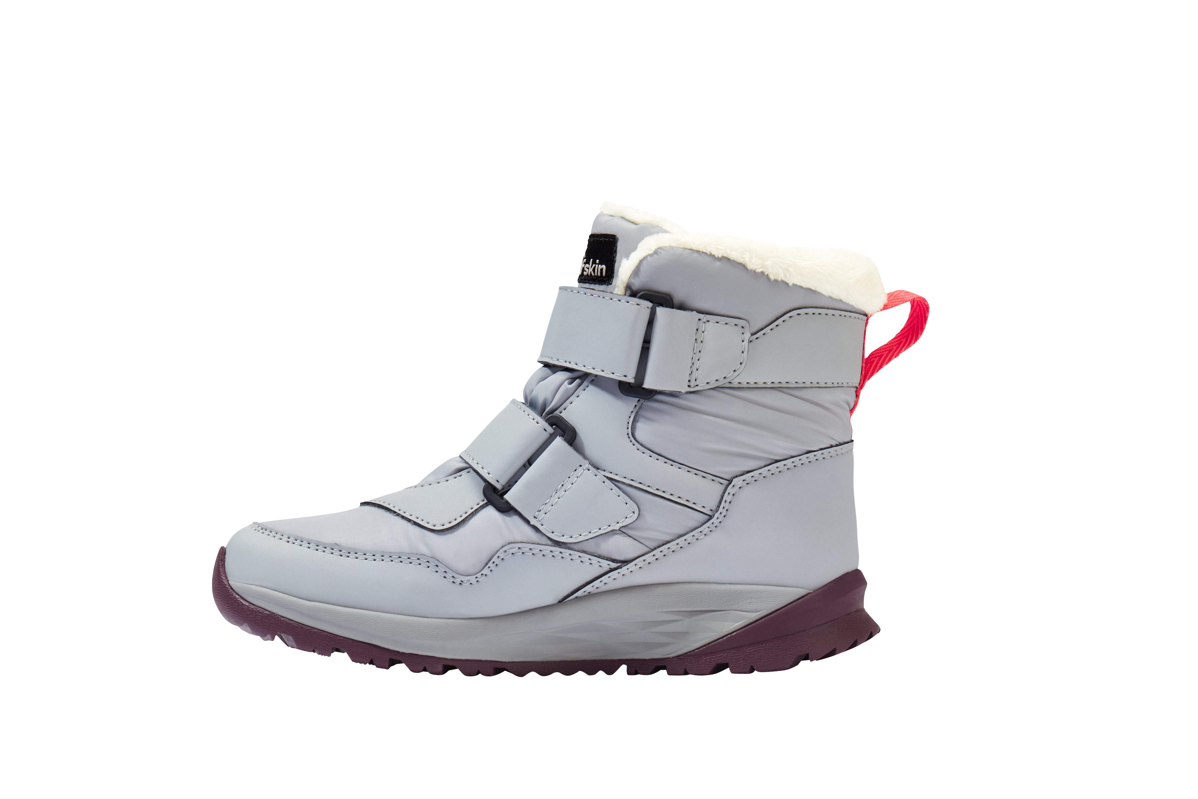Winterboots JACK WOLFSKIN "POLAR BEAR-G TEXAPORE MID VC K", Damen, Gr. 31, rainstorm, Synthetik, Textil, Sportlich, Schuhe, Snowboots, Winterstiefel, Winterschuhe, wasserdicht & gefüttert Image