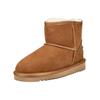 Stiefelette MUSTANG SHOES "Mustang Shoes Stiefelette Veloursleder", Damen, Gr. 42, braun (cognac), Veloursleder, casual, Schuhe