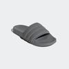 Pantolette ADIDAS SPORTSWEAR "ADILETTE NOSHOWER SLIDES", Gr. 43, grau (grethr, grethr, grethr), Textil, sportlich, Schuhe