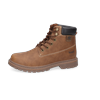 Schnürboots DOCKERS BY GERLI, Herren, Gr. 45, braun (cognac), Lederimitat, casual, Schuhe, Workerboots, Schnürstiefel mit Blockabsatz
