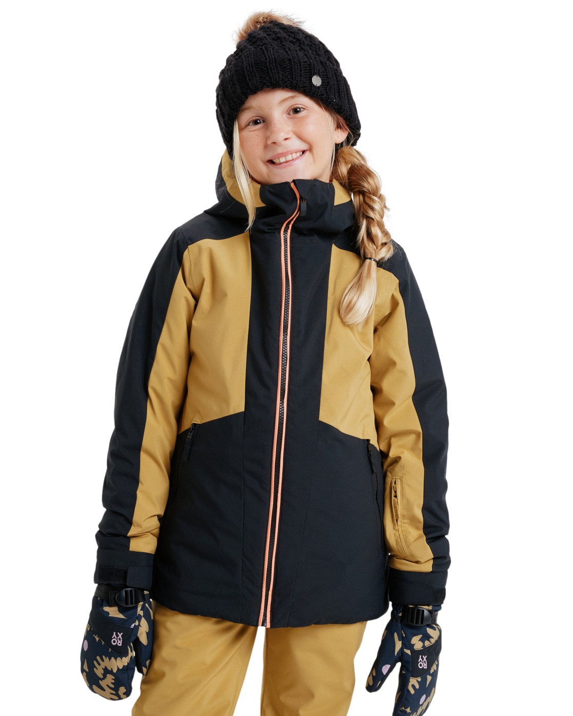 Snowboardjacke ROXY "Dreamountains 10K", Kinder, Gr. 10(140-148cm), schwarz, 100% Polyester, Jacken Image