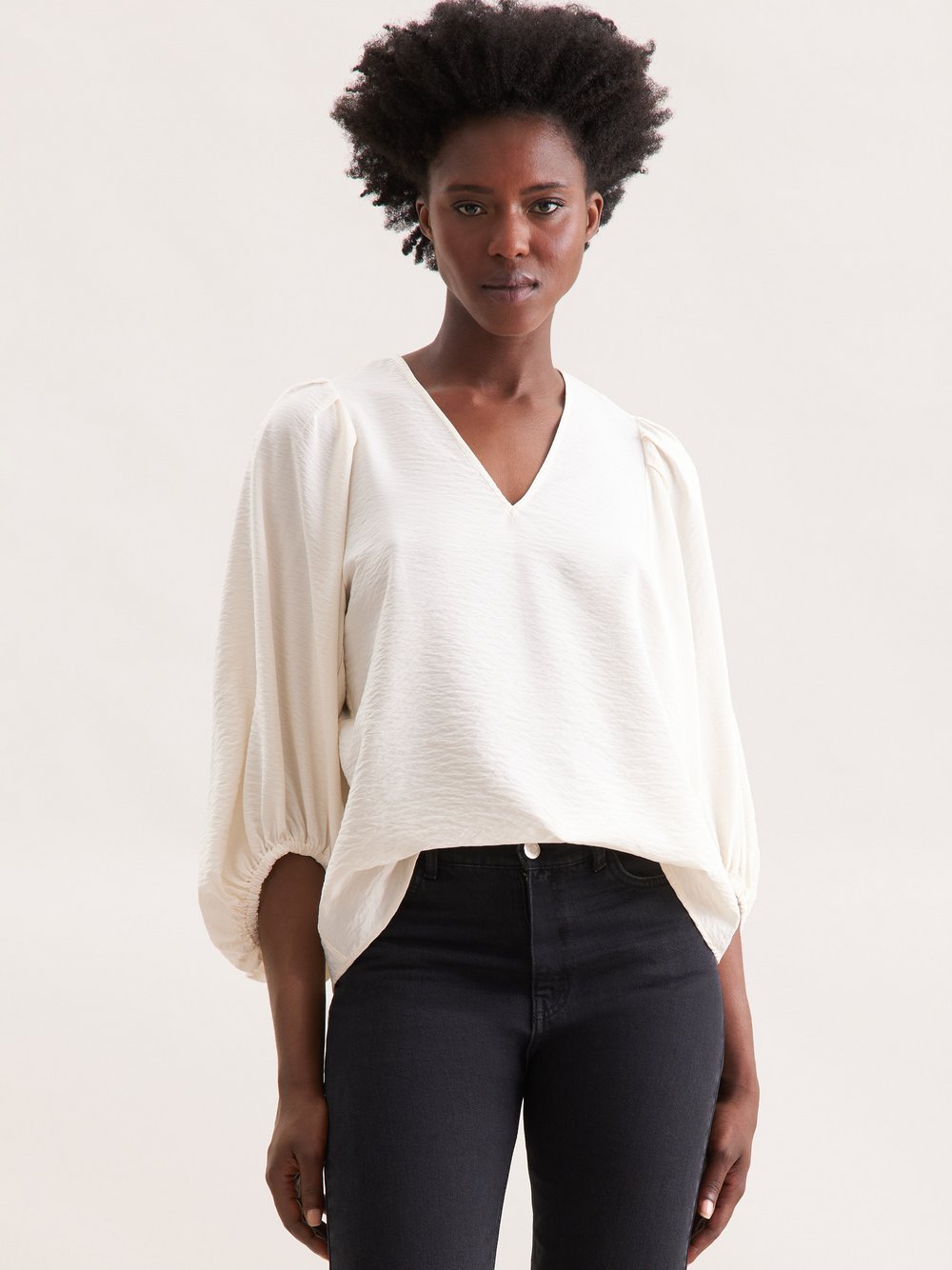 Seidensticker Schlupfbluse Damen weiß, 42 Image