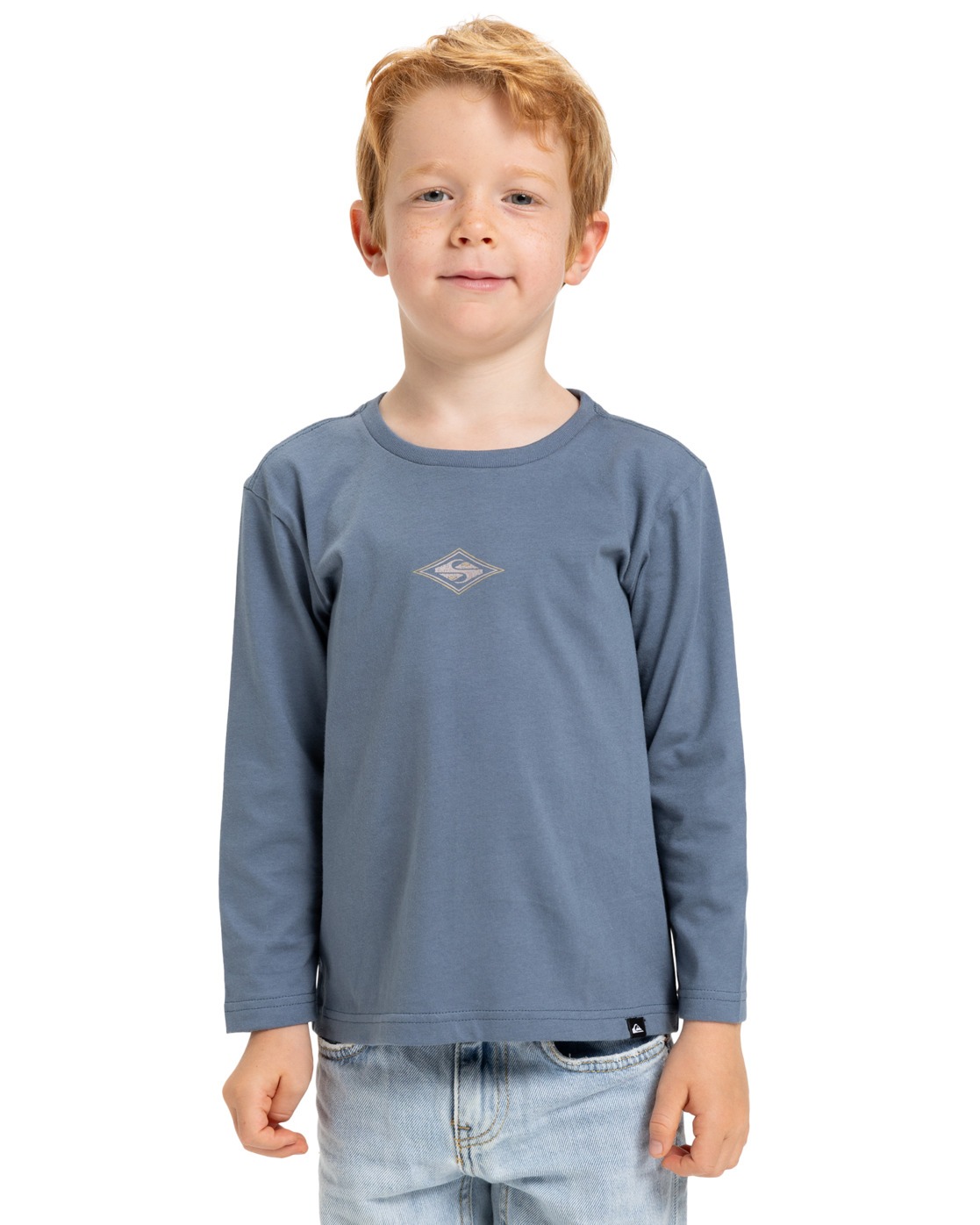 Langarmshirt QUIKSILVER "Ev Swell Ovation", Kinder, Gr. 6(115-120cm), china blau, 100% Baumwolle, Shirts Image