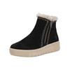 Plateaustiefelette REMONTE "Remonte Stiefelette Leder", Damen, Gr. 43, schwarz (schwarz, beige), Leder, casual, Schuhe