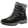 Winterboots POLARINO "Glacier", Herren, Gr. 47, grau (anthrazit, schwarz), Nylon, Synthetik, kontrastfarbene Details, casual, Schuhe, mit Comfortex-Membrane
