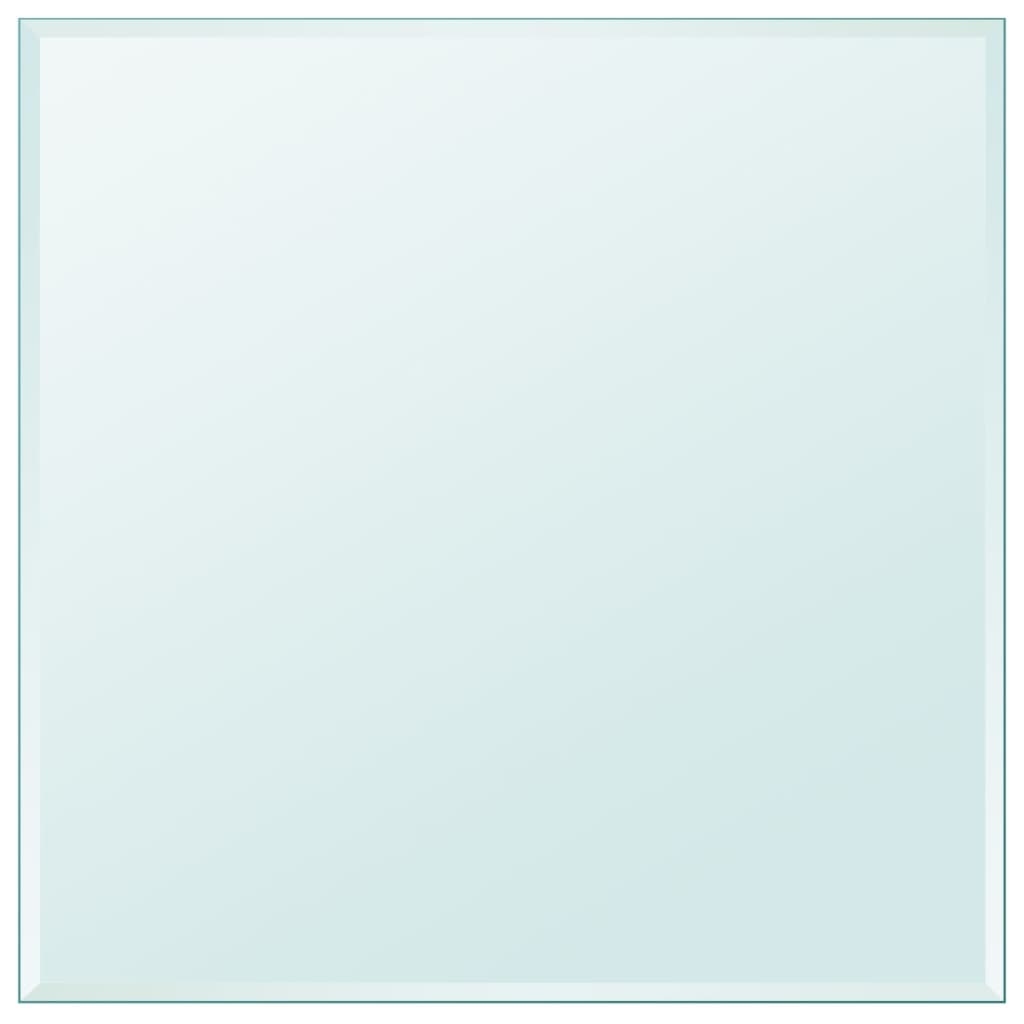 vidaXL Tischplatte aus gehärtetem Glas quadratisch 800x800 mm Image
