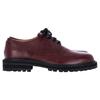 Dries Van Noten – Derby-Schnürschuhe aus burgunderfarbenem Leder
