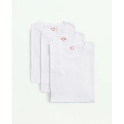 Brooks Brothers Men's Supima Cotton Crewneck 3 Pack T-Shirts | Black | Size Medium