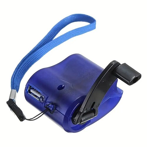 tragbarer Handkurbelgenerator mit USB-Aufladung, ideal für Camping und den Notfall, langlebiges Design, perfektes Überraschungsgeschenk Image