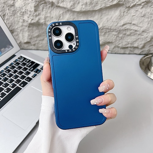 Handy Hülle Handyhüllen Für iPhone 16 15 14 Pro Max Plus 16e 13 Pro Max Rückseite Nicht vergilbend Stoßfest Retro Metall Image