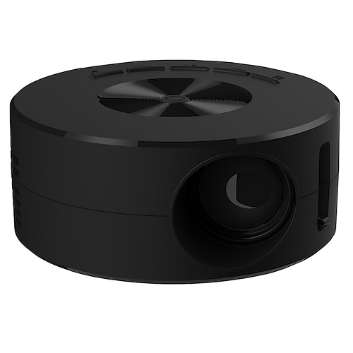 yt200 LED-Projektor, Mini-Handheld, tragbar, mit Vorprojektion, kabelgebundene Bildschirmspiegelung von iOS- und Android-Smartphones für Kinder, klassische Filme, Retro-Filme Image