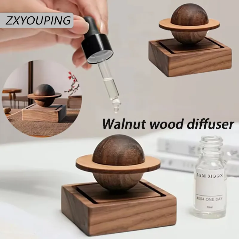 Auto nach Hause ätherisches Öl Aromatherapie Ornament Duftdiffusor im Schlafzimmer Duftdiffusor aus massivem Holz Image
