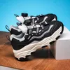 Rotary Schnalle Design Kinder Jungen Turnschuhe Mesh Atmungsaktive Laufschuhe Kinder Lila Plattform Casual Sport Schuhe Für Mädchen