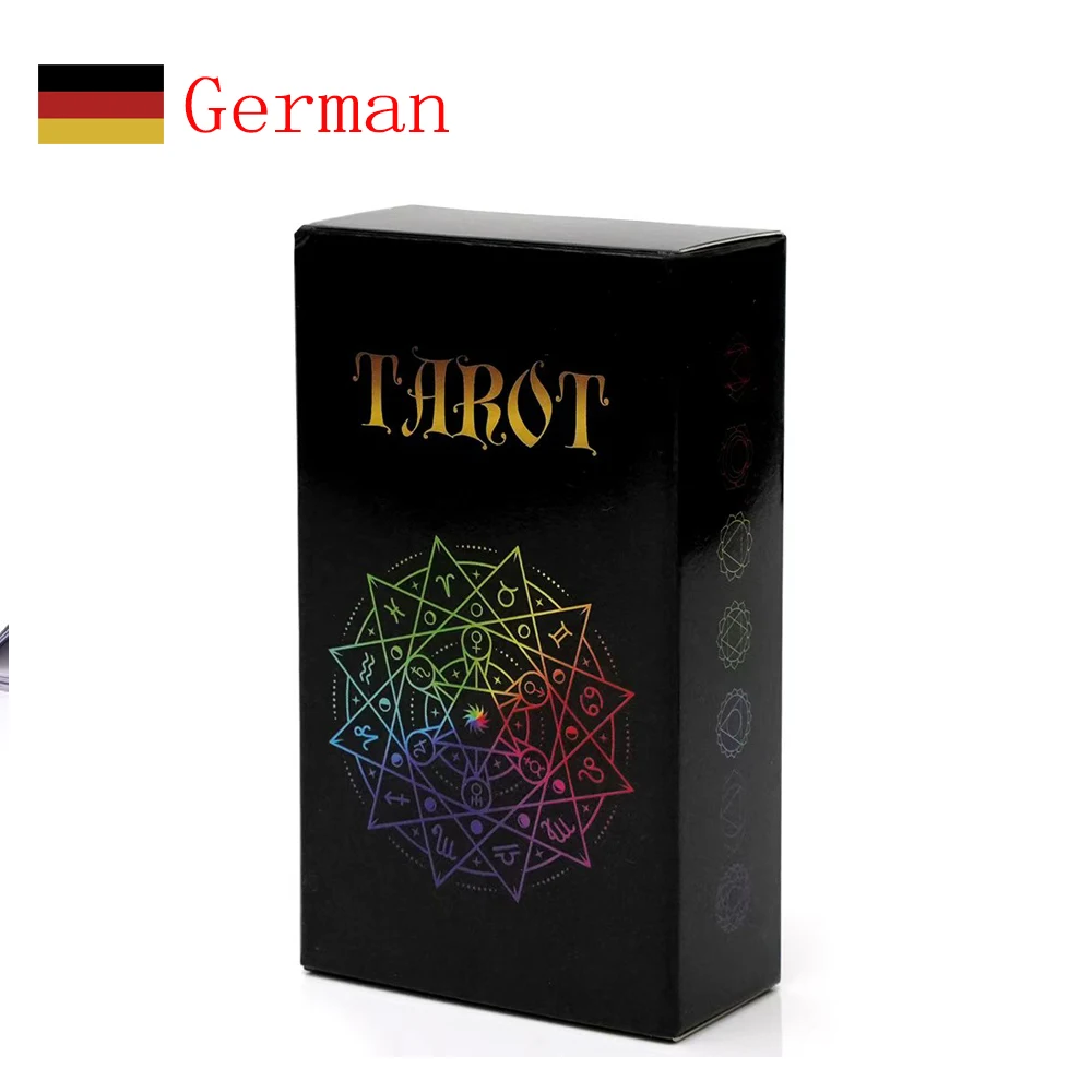 2025, neue Deutsch-Tarot-Karten, deutsches Deck, Spiele, Schicksal-Wahrsagungsspiel, Brettspiel mit Papieranleitung, Familien-Partyspiel Image