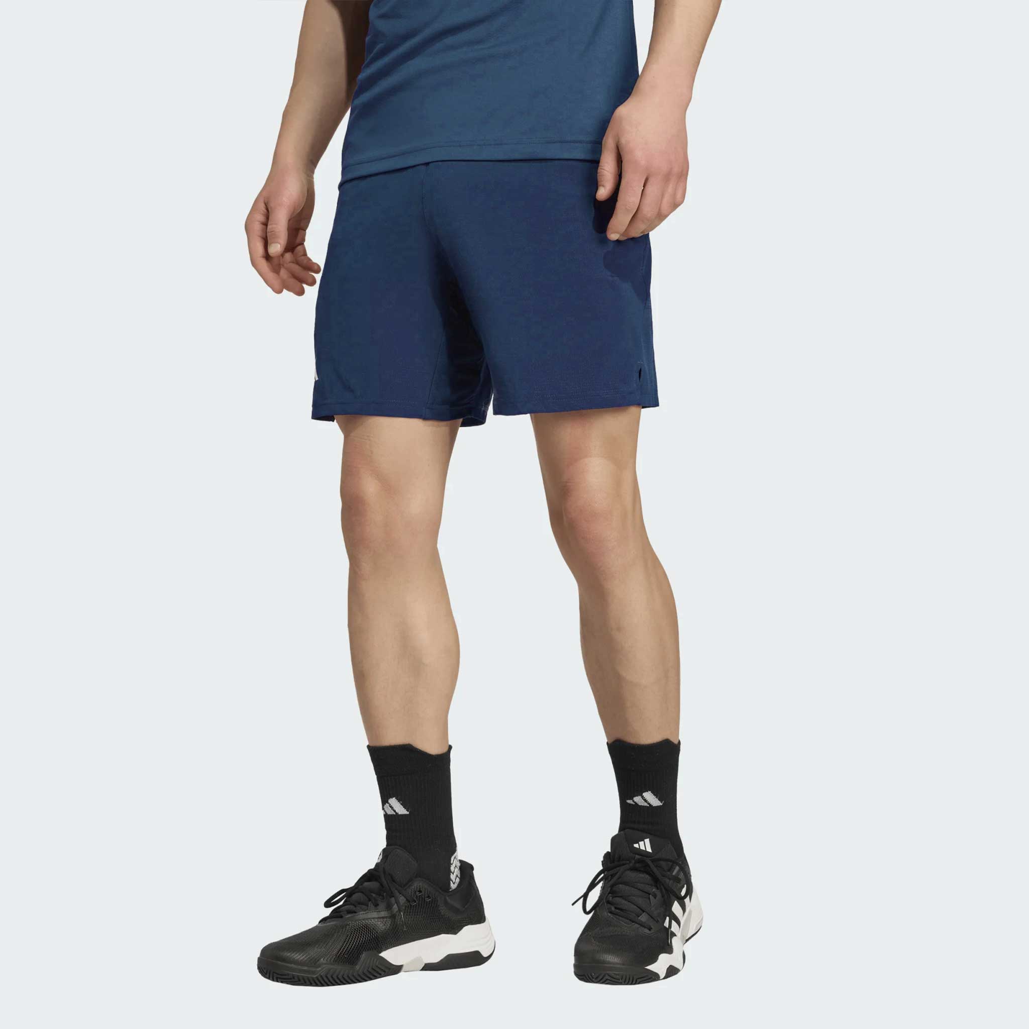 adidas Climachill Ergo 9" Shorts Men's Tennis Apparel Dark Blue