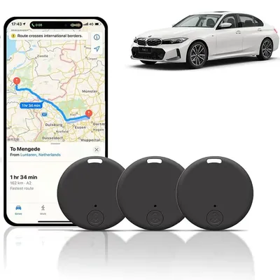 3x Mini GPS Tracker Anti-lost GPS Tracker Strong Car Tracking Device Anti-Lost Mini Worldwide Smart Key Finder Locator