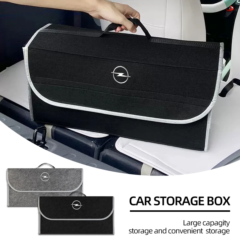 Auto Stamm Heavy Duty Organizer Tasche Faltbare Fach Kompatibel Für Opel Insignia Astra Antara Meriva Zafira H G Corsa Image