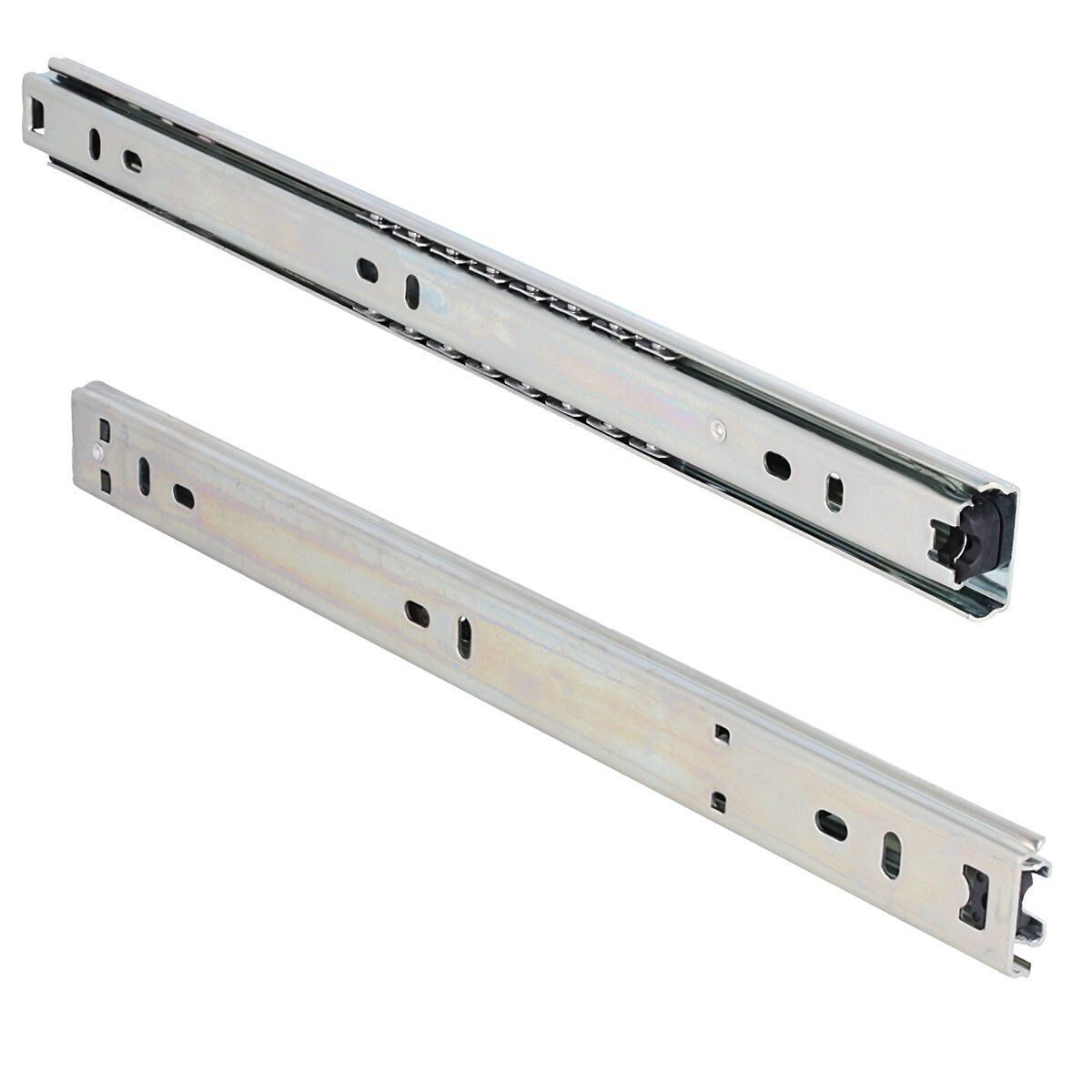 MS Beschläge Schubkastenschienen 300mm Kugelauszug 15kg Traglast Teilauszug Teleskopschienen Image