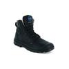 Winterboots PALLADIUM "PAMPA SPORT CUFF WPS", Gr. 42, schwarz, Leder, sportlich, Schuhe, Winterschuhe, Schnürboots, Winterstiefel, wasserdicht & gefüttert