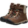 Winterstiefel KEEN "KANIBOU WP", Damen, Gr. 34, schwarz earth, roasted pecan, Leder, Textil, sportlich, Schuhe