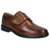 Klettschuh JOSEF SEIBEL "Alastair 16", Herren, Gr. 48, braun (cognac), Leder, klassisch, Schuhe, in komfortabler Schuhweite K (extraweit)