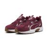 Sneaker PUMA "Milenio Tech Sneakers Erwachsene", Gr. 37.5, team regal rot silber ruby shimmer metallic, Obermaterial: Textil, Kuhleder, Synthetik; Futter: Textil; Innensohle: Textil; Laufsohle: Gummi, Schuhe