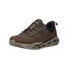 Sneaker SKECHERS "Skechers Sneaker Leder", Herren, Gr. 48,5, braun (chocolate), Leder, casual, Schuhe