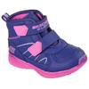 Klettstiefel SKECHERS "ILLUMI-BRIGHTS", Kinder, Gr. 23, bunt (navy, multi), Lederimitat, casual, Schuhe, Winterstiefel mit Blinkfunktion, Größenschablone zum Download