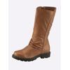 Stiefel ANDREA CONTI, Damen, Gr. 40, braun (camel), Leder, Glattleder, modisch, Schuhe