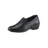 Slipper CASUAL LOOKS, Damen, Gr. 42, schwarz, Glattleder, feminin, Schuhe Slipper