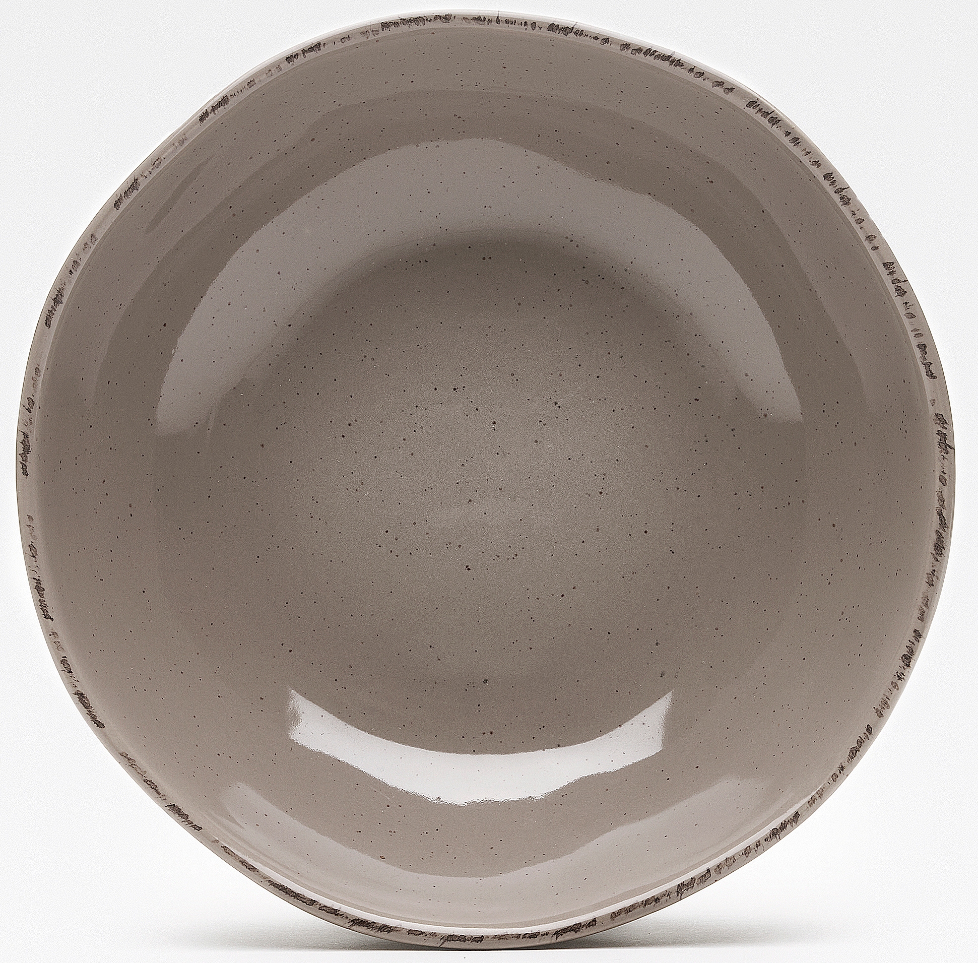 Pastateller VAN WELL "Urban, tiefer Teller 19 cm, 6 Stück", braun, H:5,5cm Ø:19cm, Steinzeug, Speiseteller, spülmaschinen- und mikrowellengeeignet Image