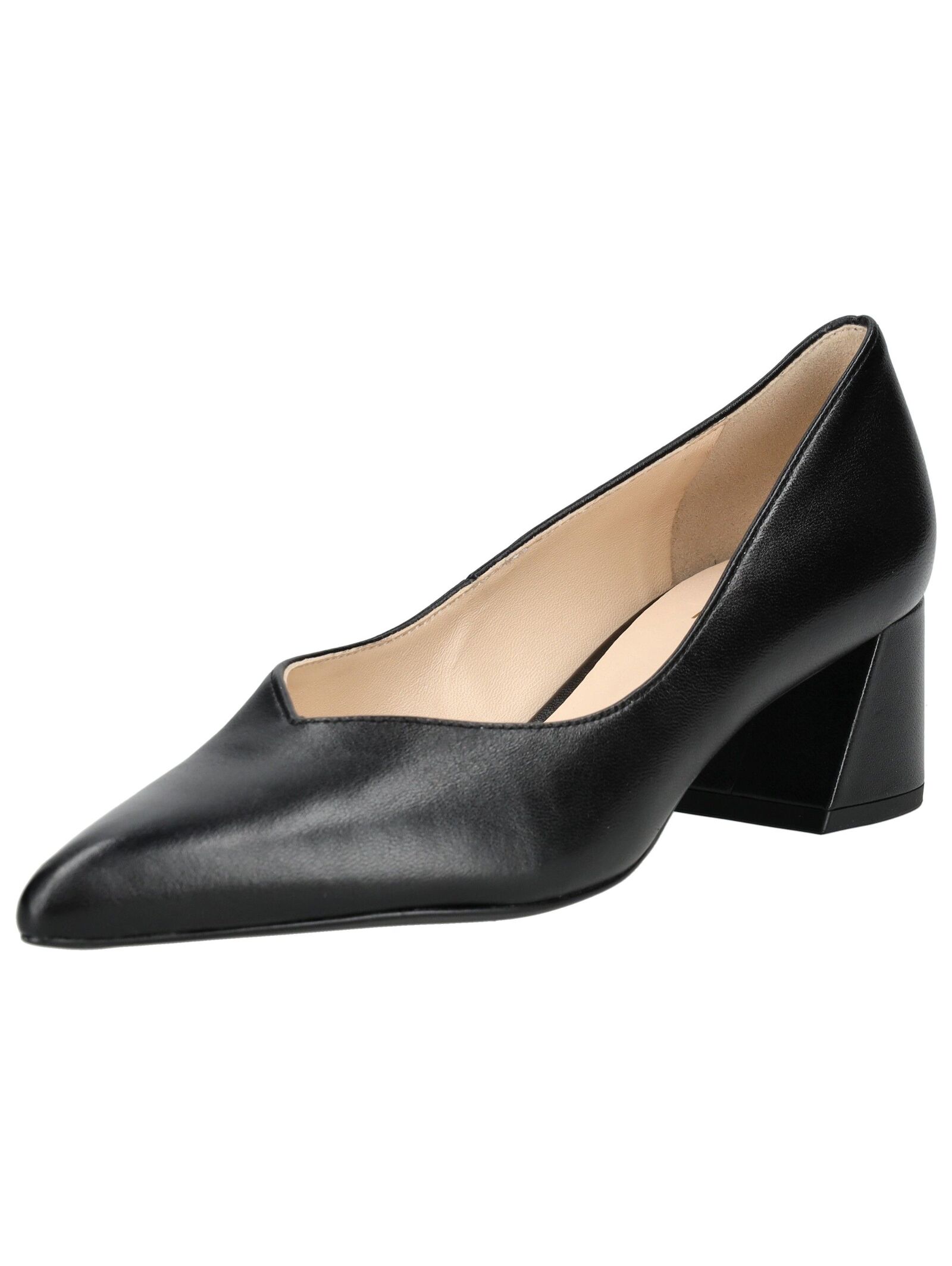 Pumps HÖGL "Högl Pumps Leder", Damen, Gr. 41,5, schwarz, Leder, Casual, Schuhe