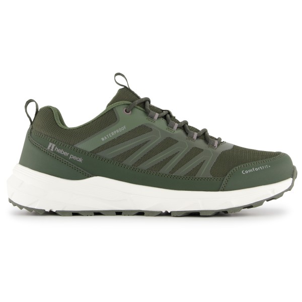 Heber Peak - EvergreenHe. Low Waterproof - Multisportschuhe 48 | EU 48 oliv/weiß