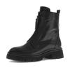 Stiefelette GABOR, Damen, Gr. 39, schwarz, Kalbsleder, unifarben, modisch, Schuhe, Blockabsatz, Boots, mit Front-Reißverschluss