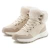 Winterstiefelette LASCANA "High Top Sneaker, Schnürschuh, Boots, Stiefelette", Damen, Gr. 42, beige, Obermaterial: 100% Lederimitat. Futter: 100% Textilmaterial. Decksohle: 100% Textilmaterial. Laufsohle: 100% Synthetik, unifarben, casual, Schuhe,...