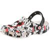 Clog CROCS "Mickey and Minnie Classic Clog", Damen, Gr. 42, bunt (multifarben), Croslite, casual, Schuhe, mit Fersenriemen