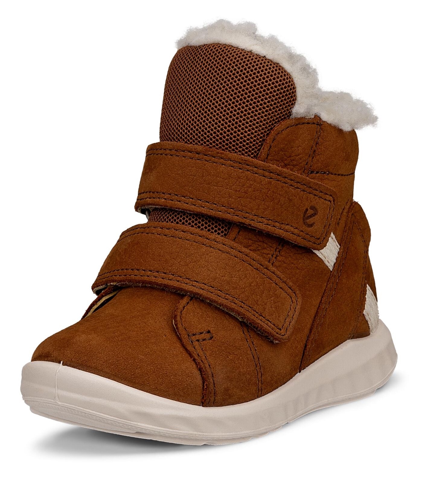 Klettstiefel ECCO "SP.1 Lite Infant", Kinder, Gr. 26, camelfarben, Nubukleder, Schuhe, Winterstiefel, Winterboots, waterproof, mit SHOCK-POINT-Technologie Image