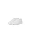 Sneaker JACK & JONES "JFWEALING", Herren, Gr. 40, silber (weiß, silberfarben), Lederimitat, casual, Schuhe, mit dezenter Perforation