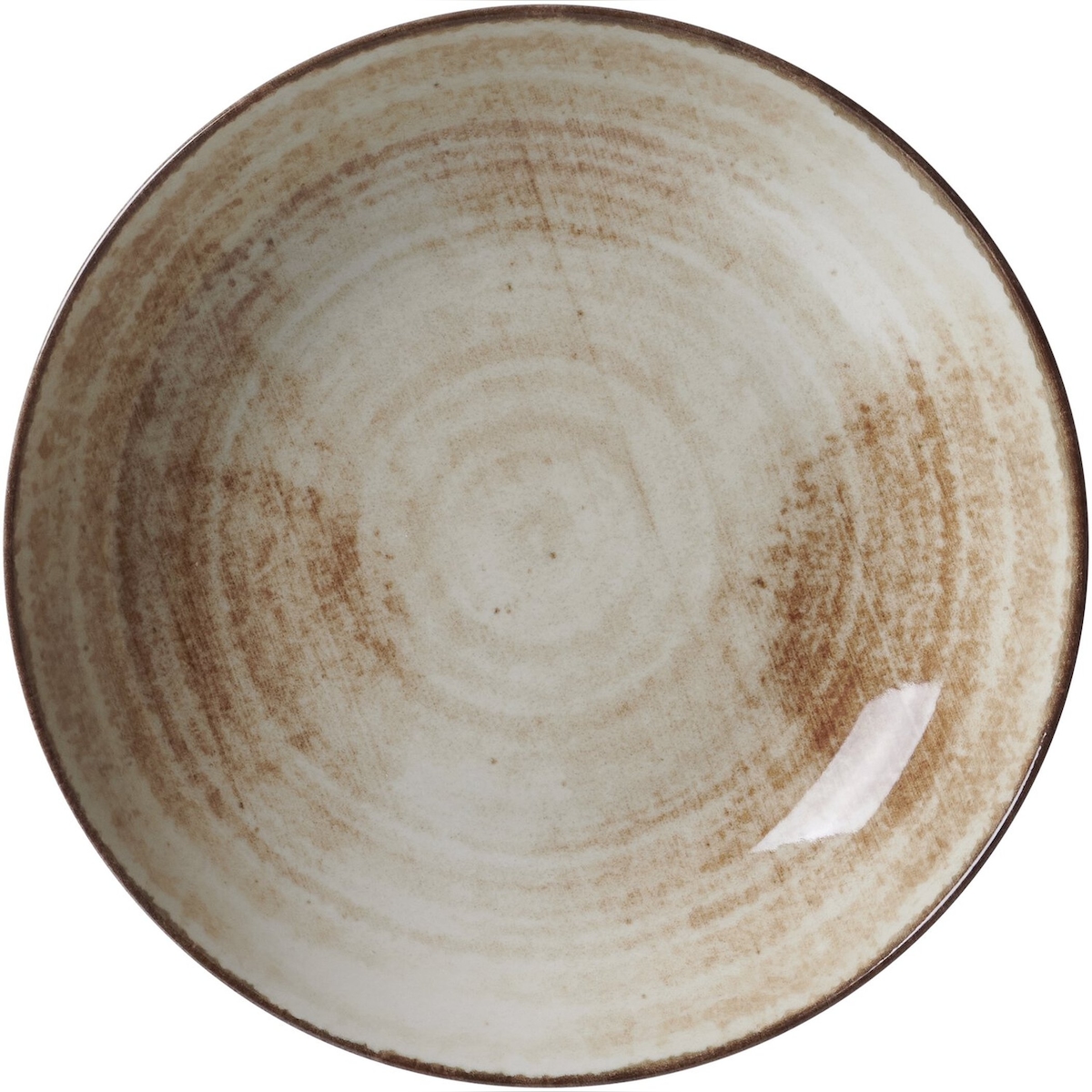 Ritzenhoff & Breker Frühstücksteller | 4 x Ø 20 cm | Braun | Porzellan Image