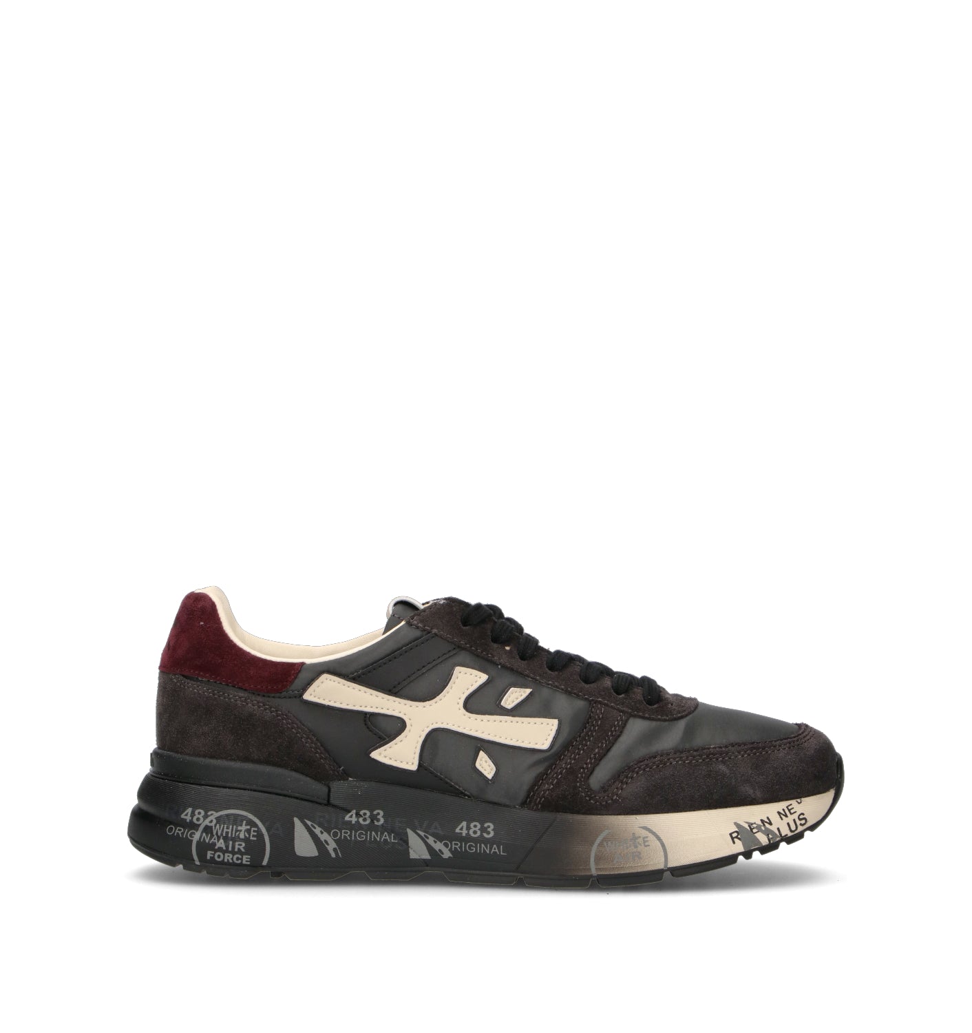 PREMIATA Sneaker uomo nera in suede