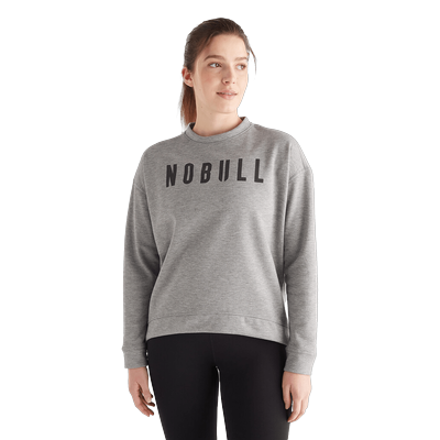 NOBULL - Crew Sweatshirt Women's - Heather Grey