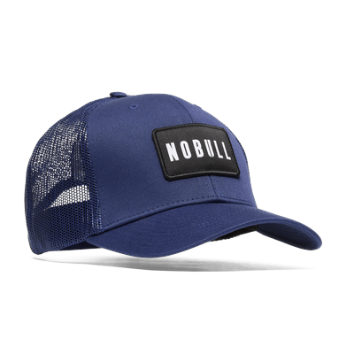 NOBULL Curved-Brim Trucker in Navy