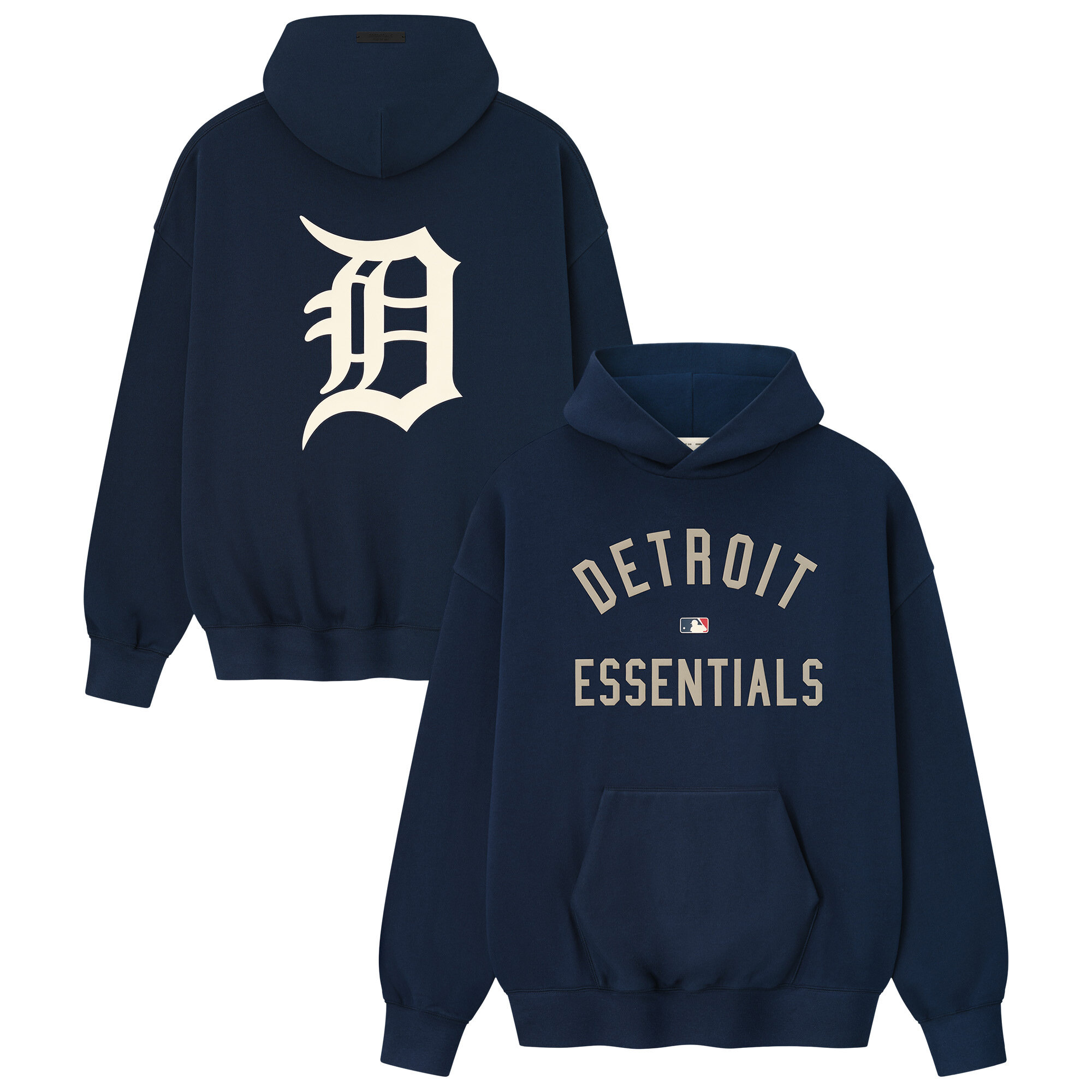 Detroit Tigers Fear Of God Essentials Sport Fit Pullover Hoodie – Unisex Image