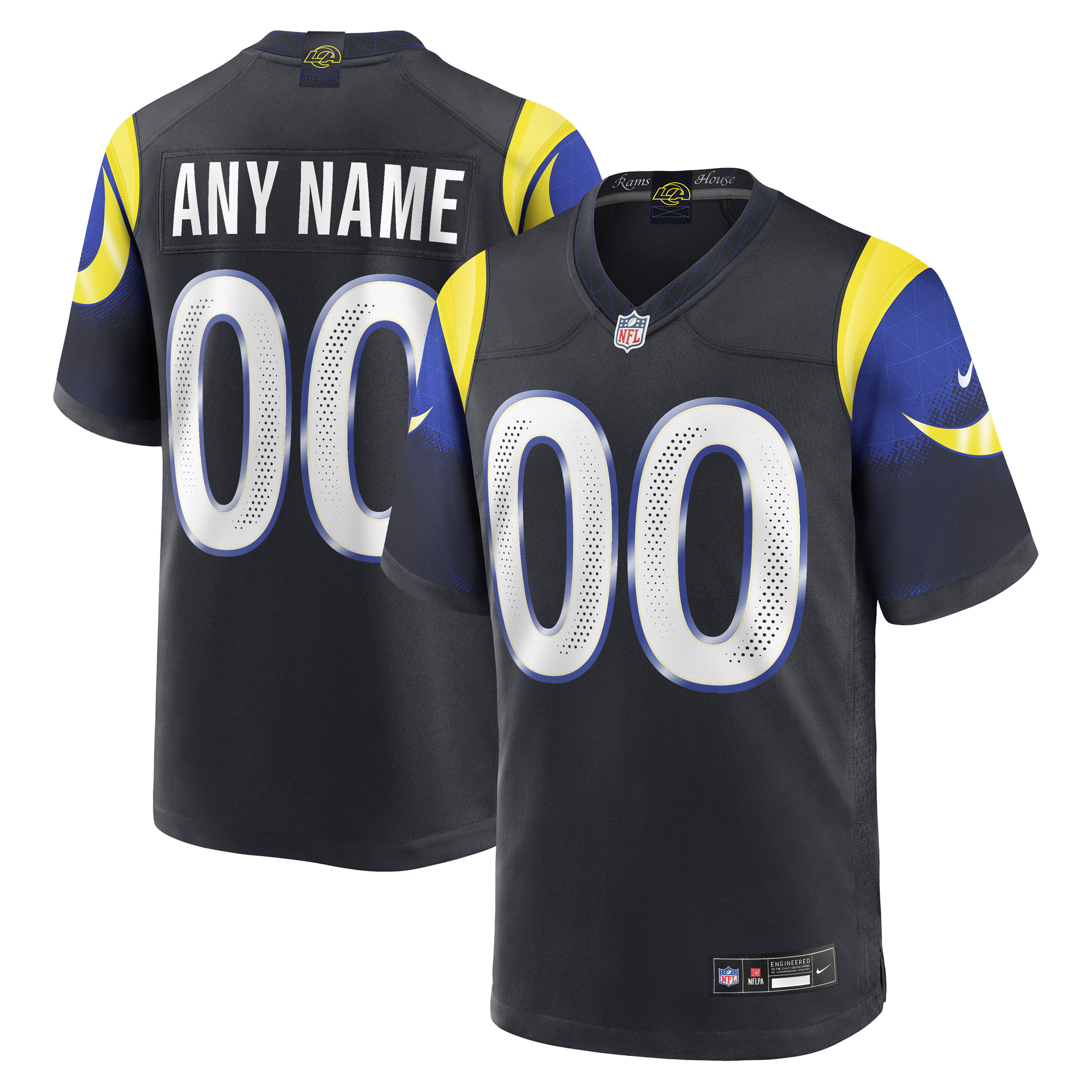 Los Angeles Rams Nike Game Rivalry Trikot - Personalisiert - Herren Image