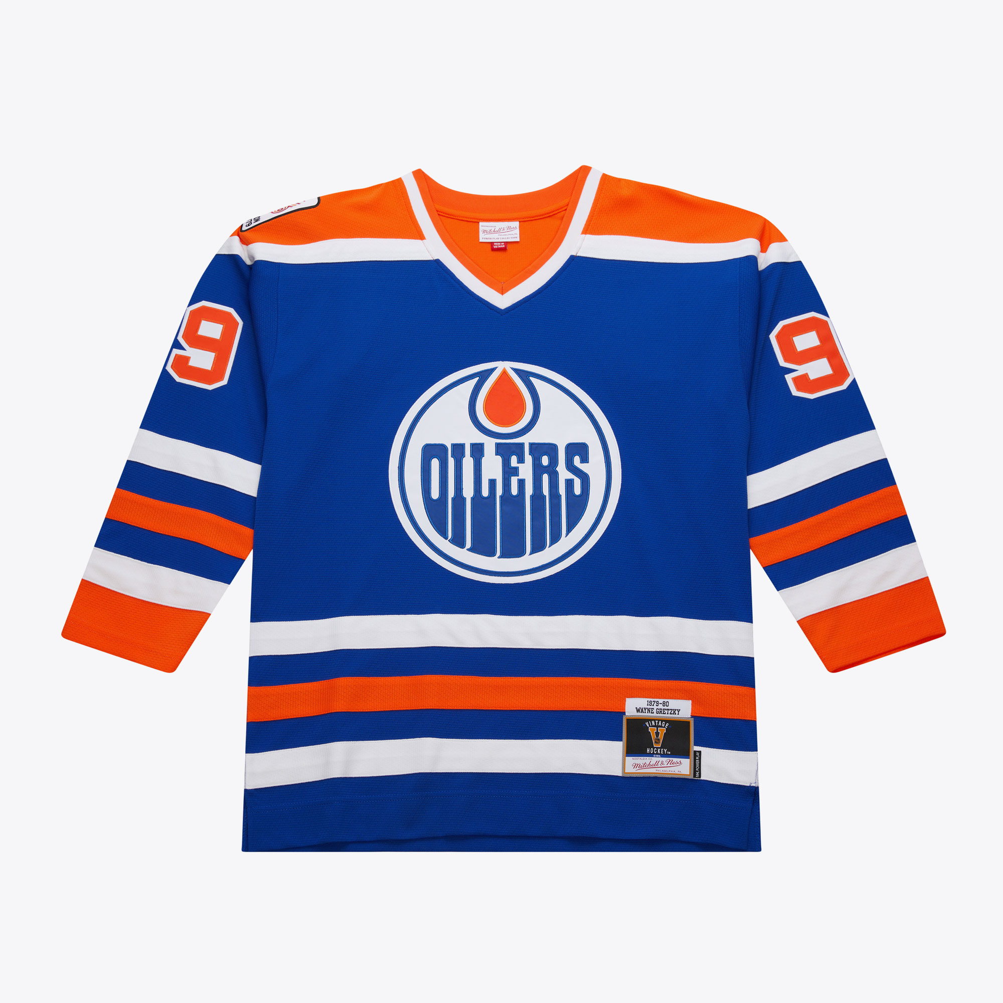 Edmonton Oilers Mitchell & Ness Power Play Trikot: 1979 Wayne Gretzky Image