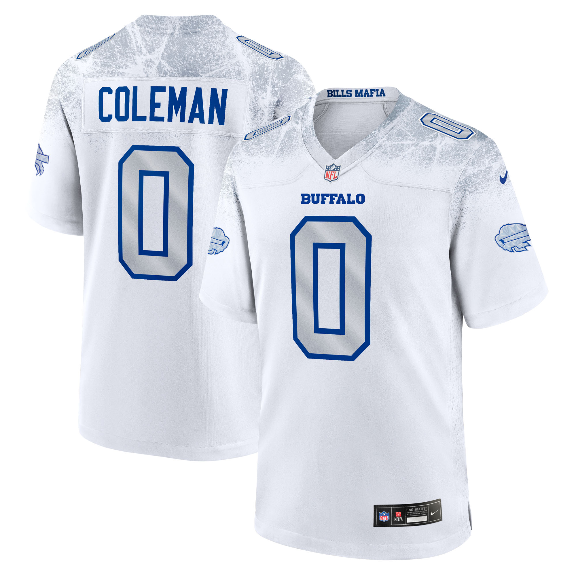 Buffalo Bills Nike Game Rivalry Trikot - Weiß - Keon Coleman - Herren Image