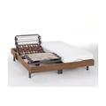 Set da relax, accoglienza lattice PANDORA II di DREAMEA - motori OKIN - quercia naturale - 2 x 80 x 200 cm